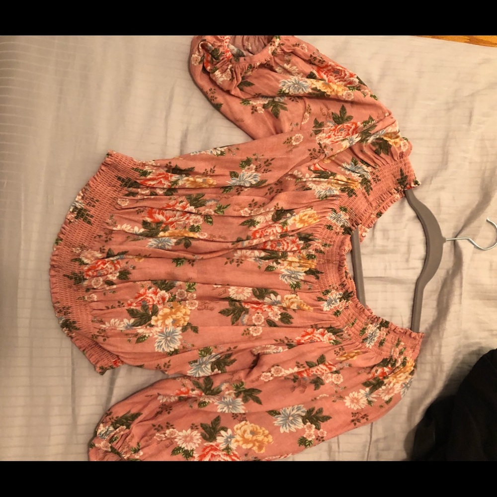 Floral crop top